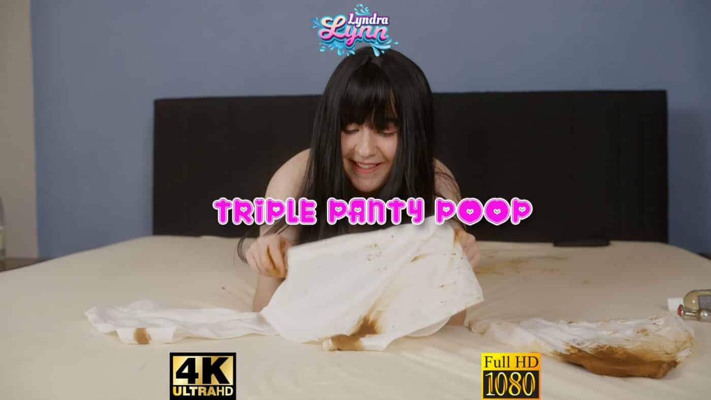 Triple Panty Poop - ManureFetish