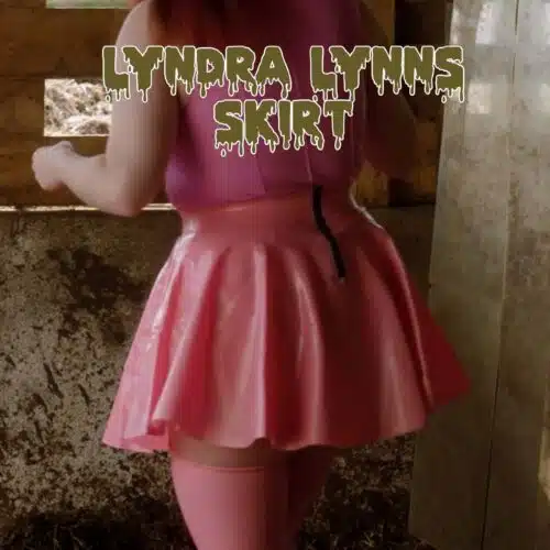 Lyndra Lynn's Pink Latex Skirt