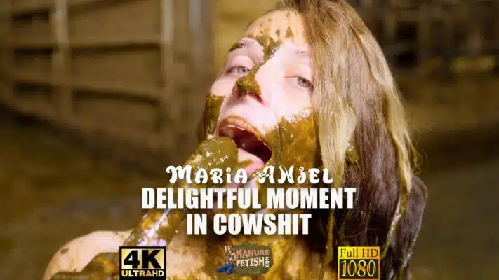 Maria Anjel Delightful Moment In Cowshit