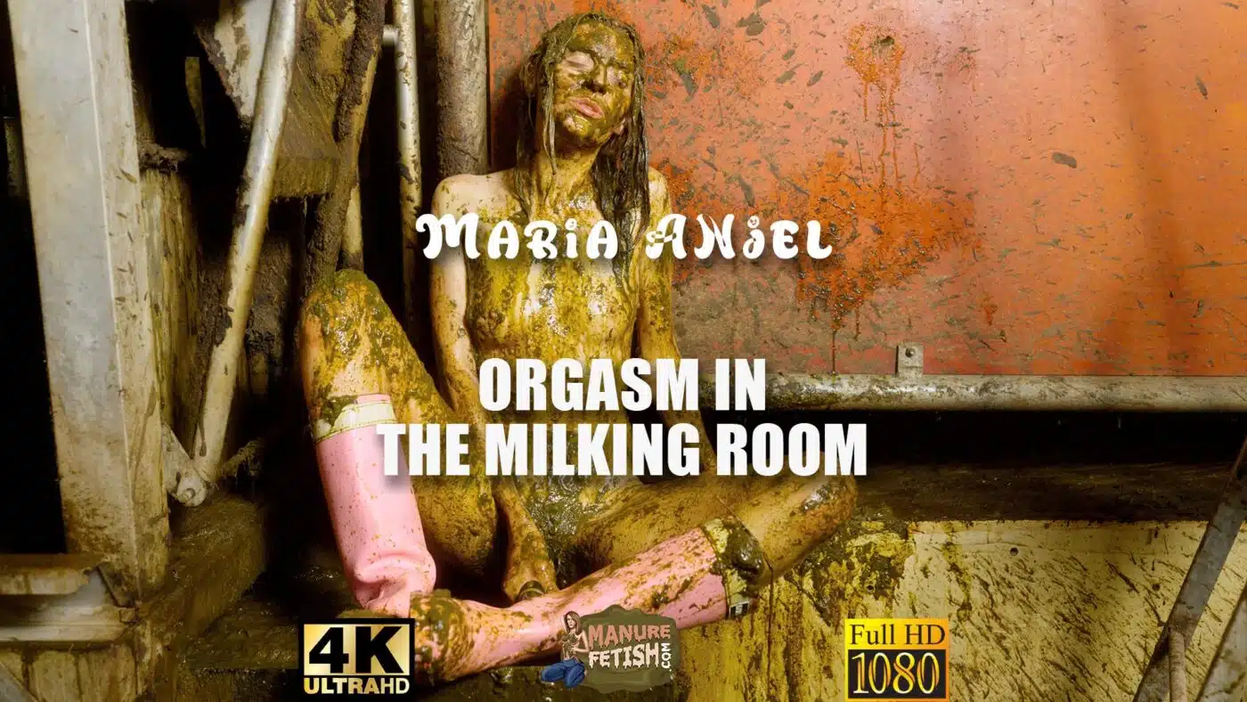 Maria Anjel Orgasm In The Milking Room