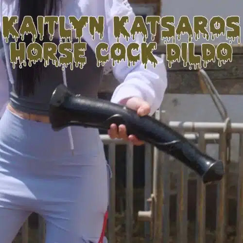kaitlyn-katsaros-horse-cock-dildo